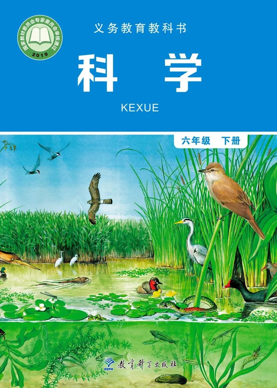 科学六年级下册 封面
