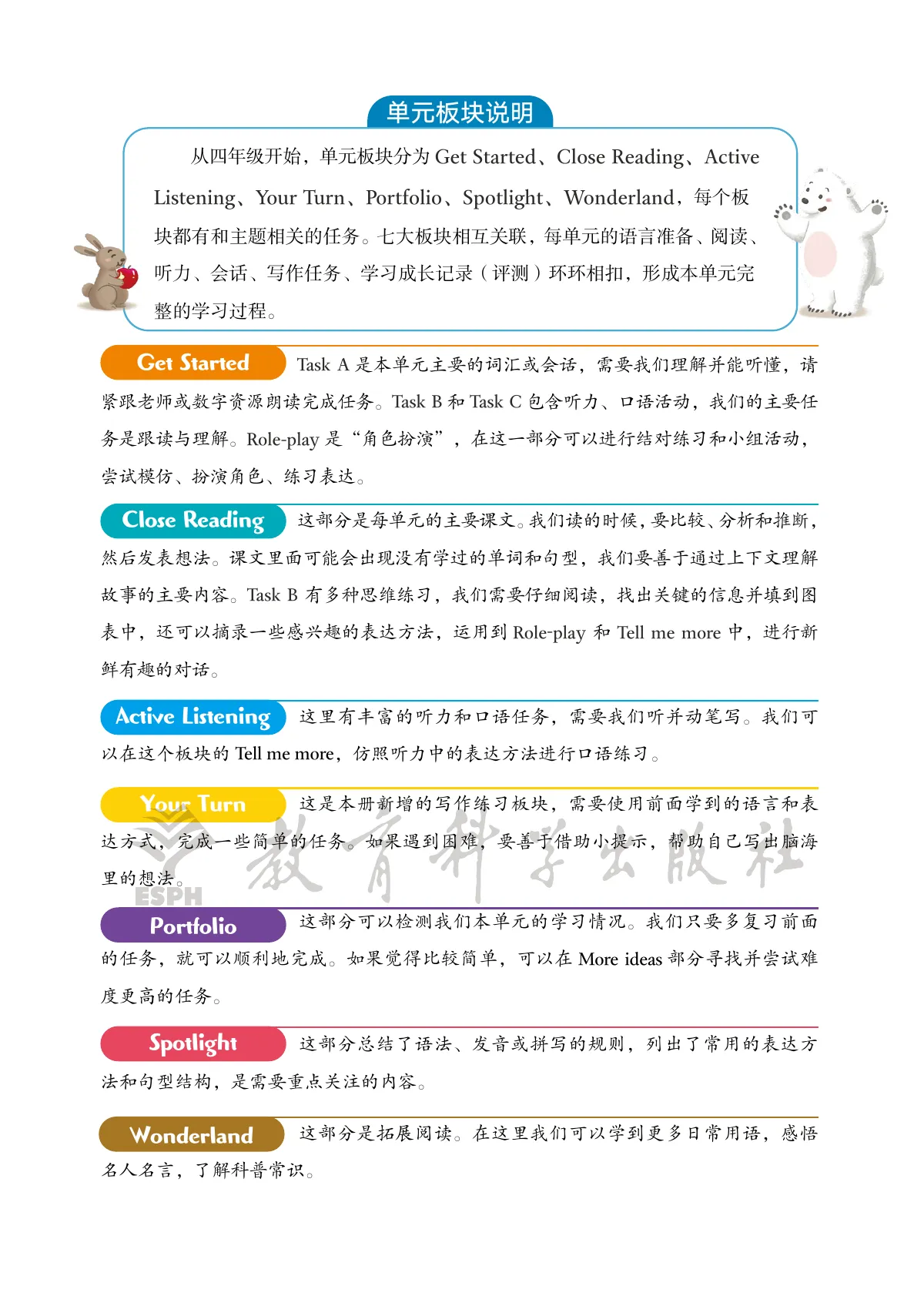 教科版(主编:龚亚夫)(根据2022年版课程标准修订)英语 四年级上册 第 5 页