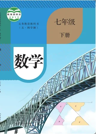 （五•四学制）·数学七年级下册 封面