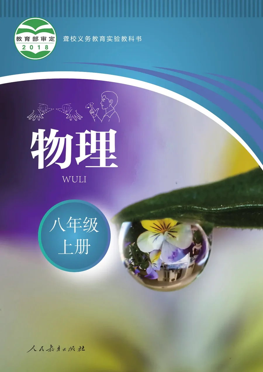 聋校义务教育实验教科书 物理 八年级 上册 封面