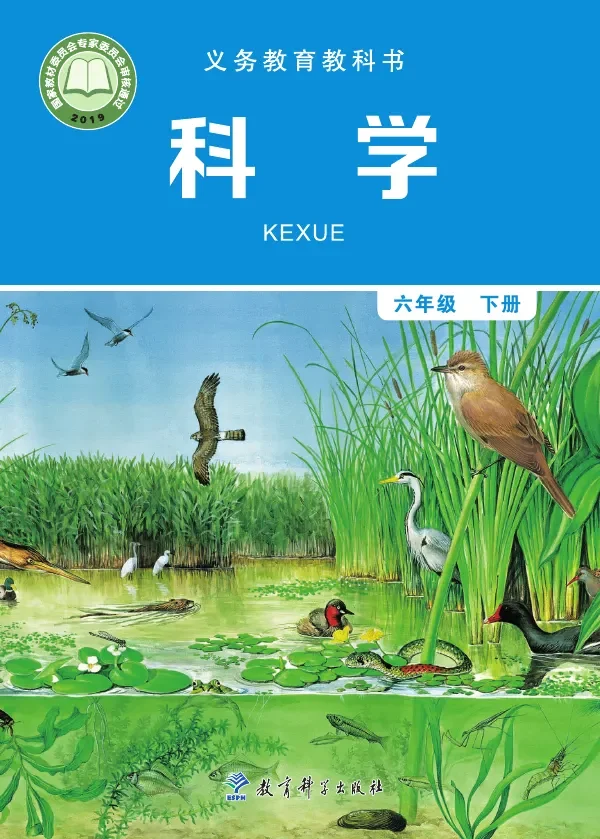 教科版科学六年级下册 封面